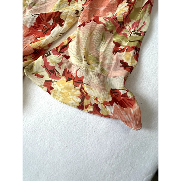 Notations Floral Blouse And Skirt Set Women’s Size XL Sheer Beach Wedding Easter - Picture 4 of 15